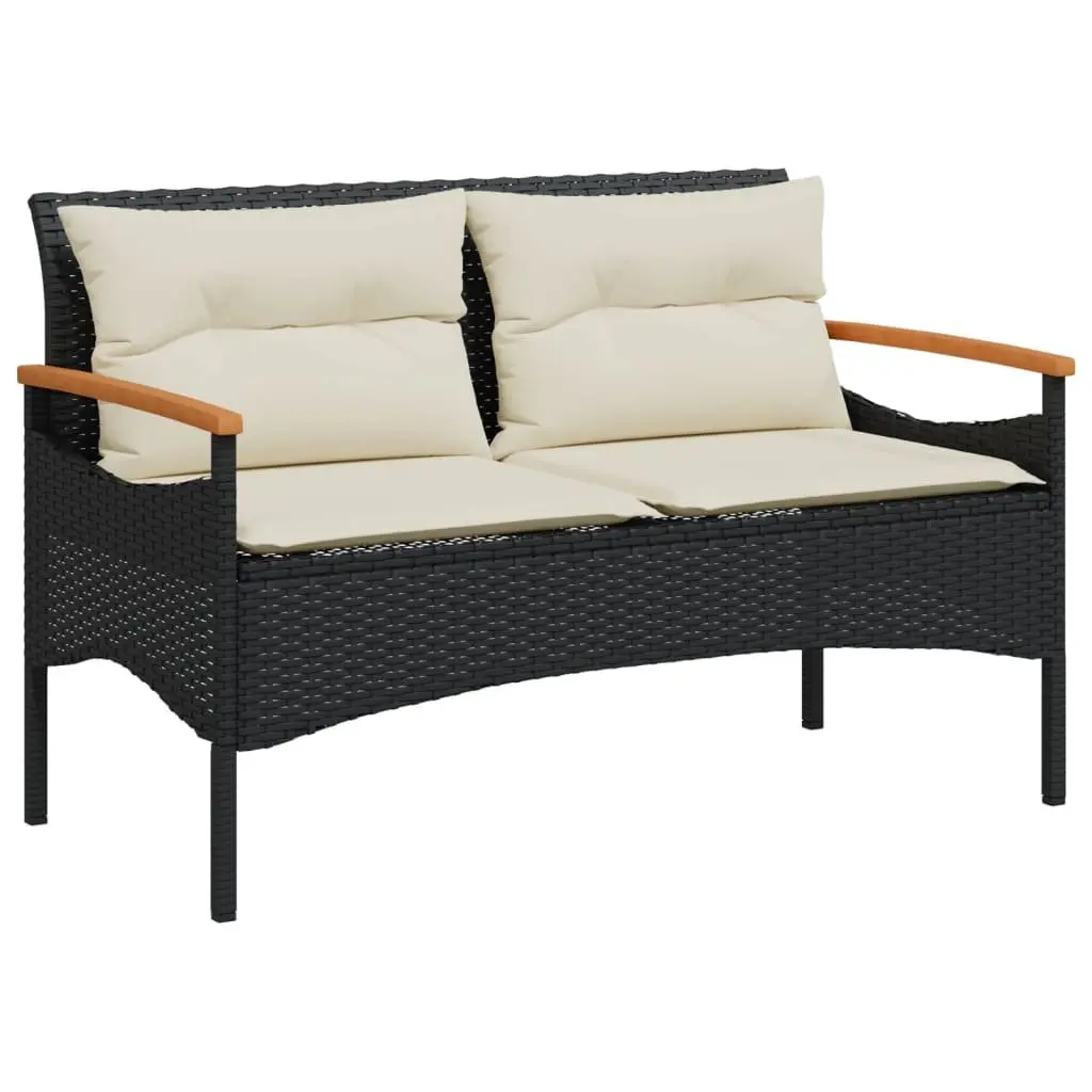 Garden Bench with Cushions for Outdoor Fun