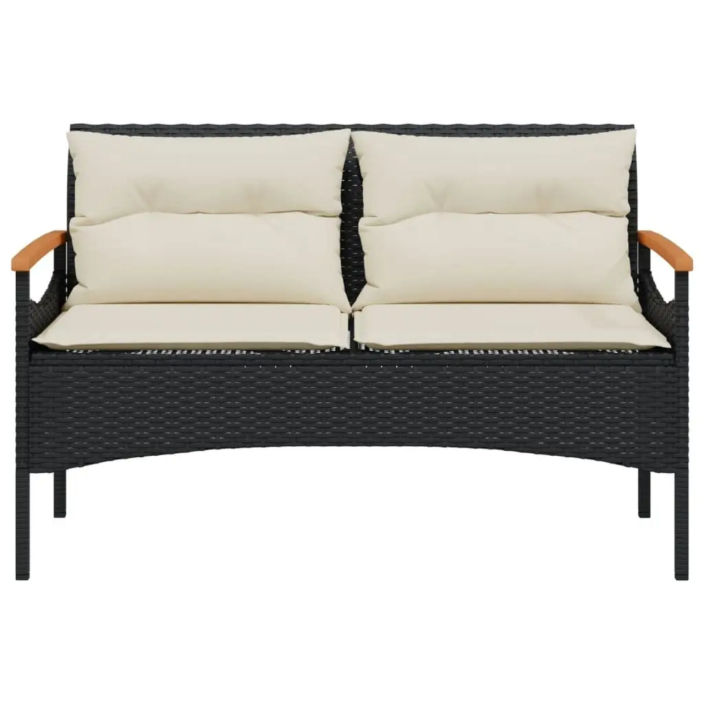 Garden Bench with Cushions for Outdoor Fun