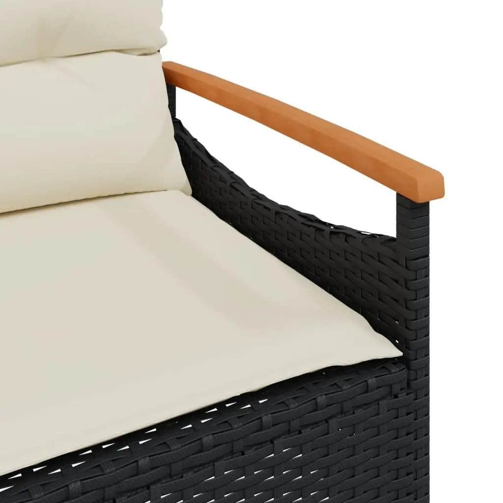 Garden Bench with Cushions for Outdoor Fun