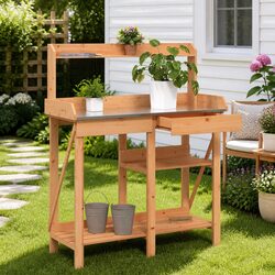 Your Friendly Potting Bench for Home Gardening