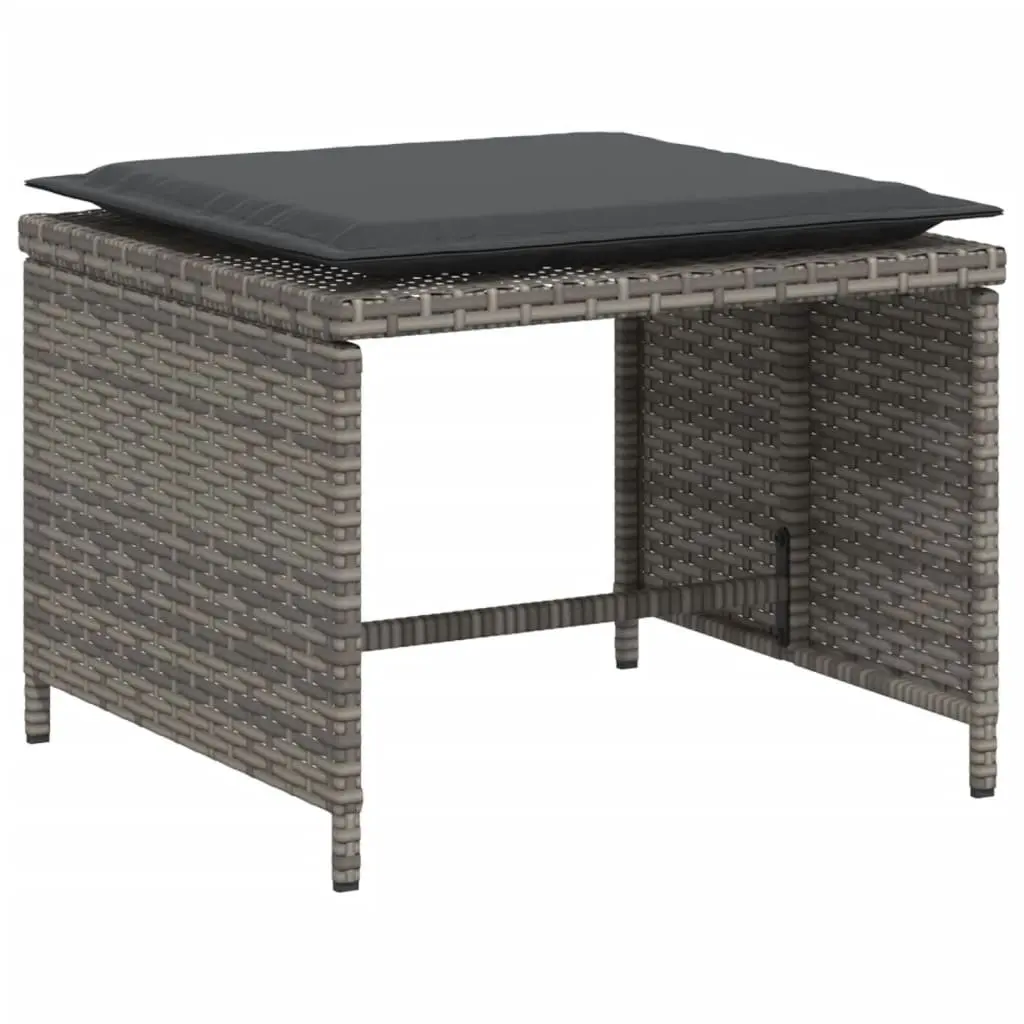 Outdoor Chair and Footstool Set