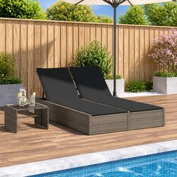 Enjoy the Outdoors with Our Comfortable Double Sun Lounger