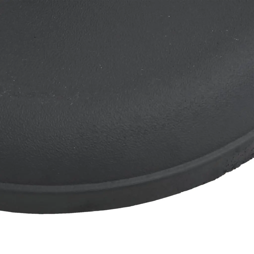 Parasol Base Round Black Ø32/35/38mm Pole Umbrella Stand 15kg Stable Garden