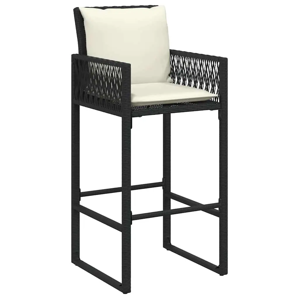 Outdoor Bar Stools Set with Cushions
