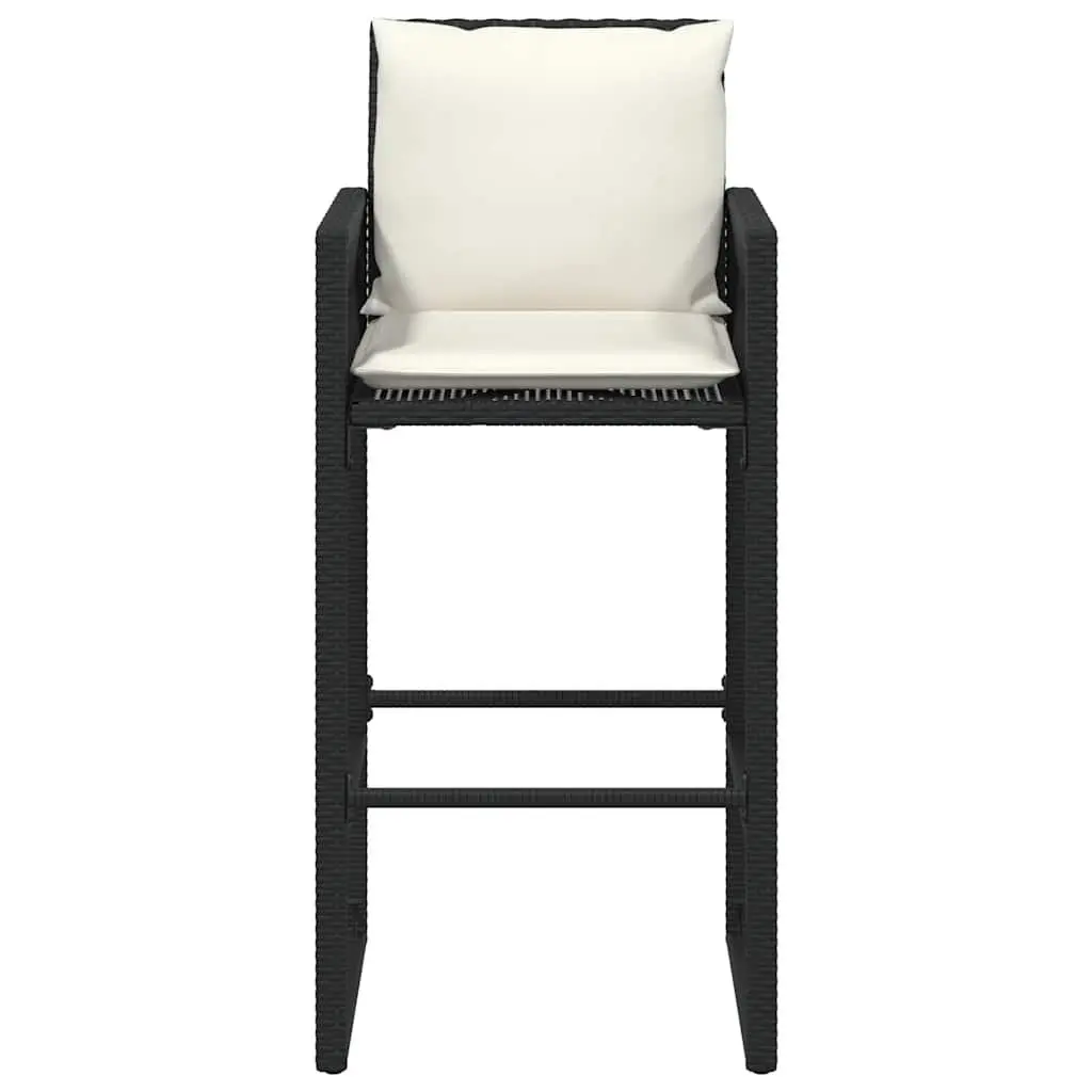 Outdoor Bar Stools Set with Cushions