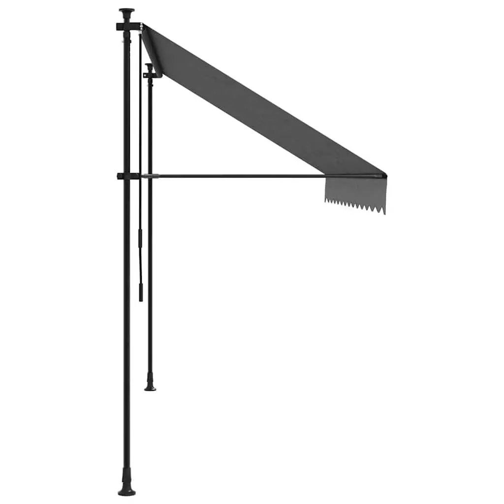 Retractable Awning Steel Frame Crank Handle 300x150cm