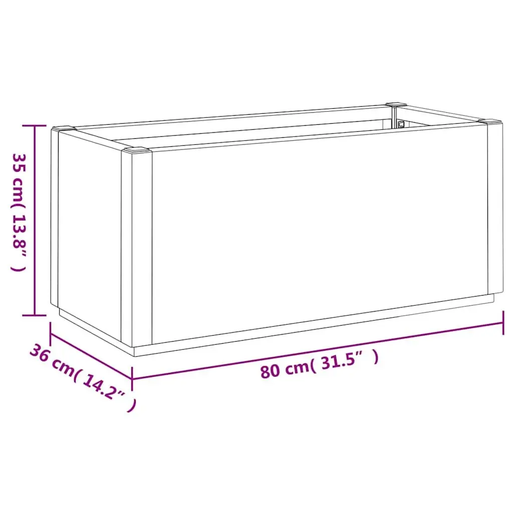 Grey Garden Planter for Outdoor Spaces