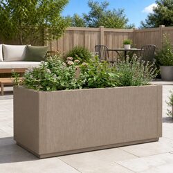Your New Light Brown Garden Planter Awaits!