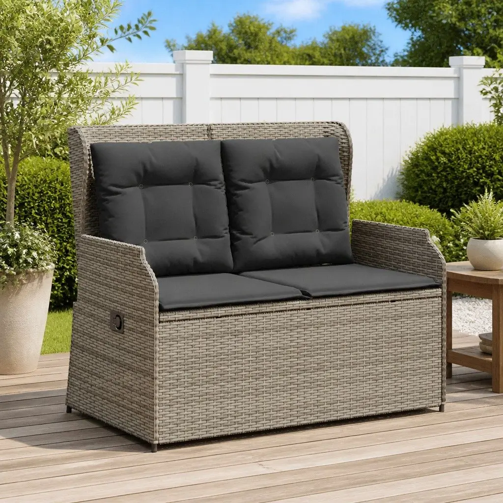 Outdoor Reclining Garden Bench