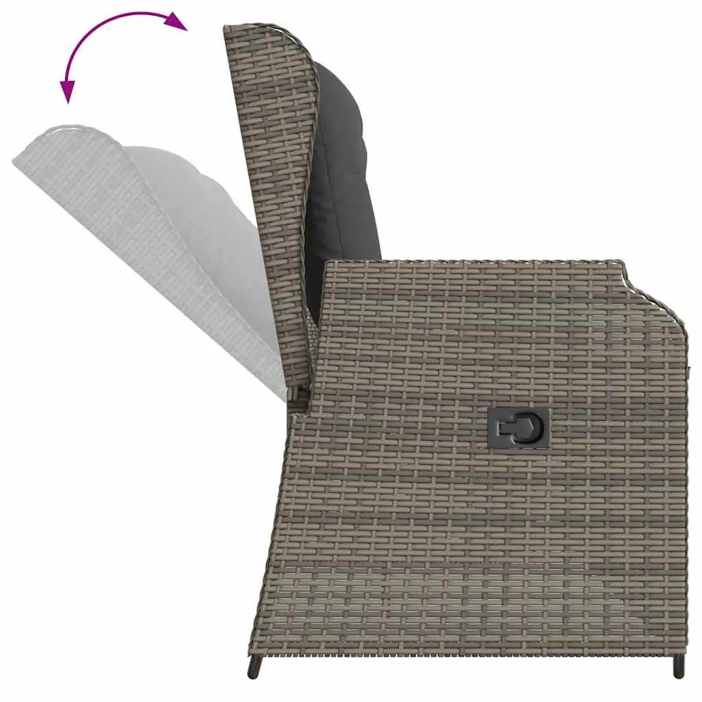 Outdoor Reclining Garden Bench