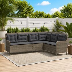 Your Ideal L-Shaped Garden Sofa in Grey