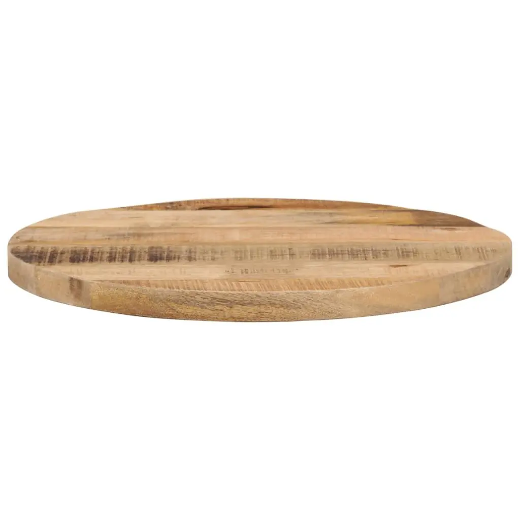 60cm Round Table Top in Solid Mango Wood