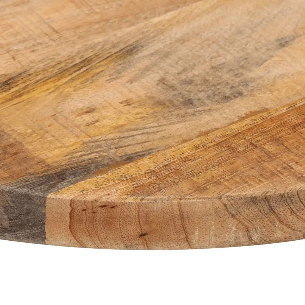 60cm Round Table Top in Solid Mango Wood