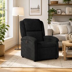 Your New Favorite Black Velvet Recliner Chair