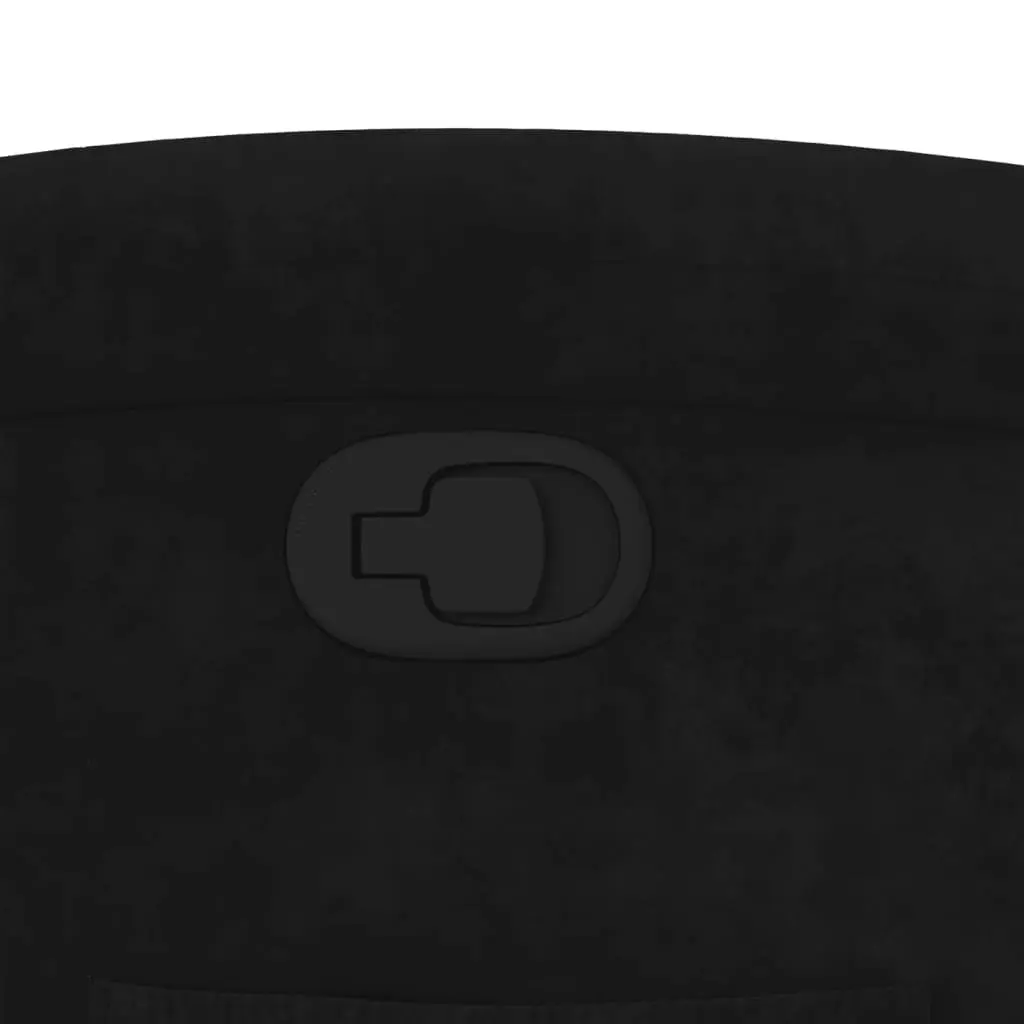 Black Velvet Recliner Chair