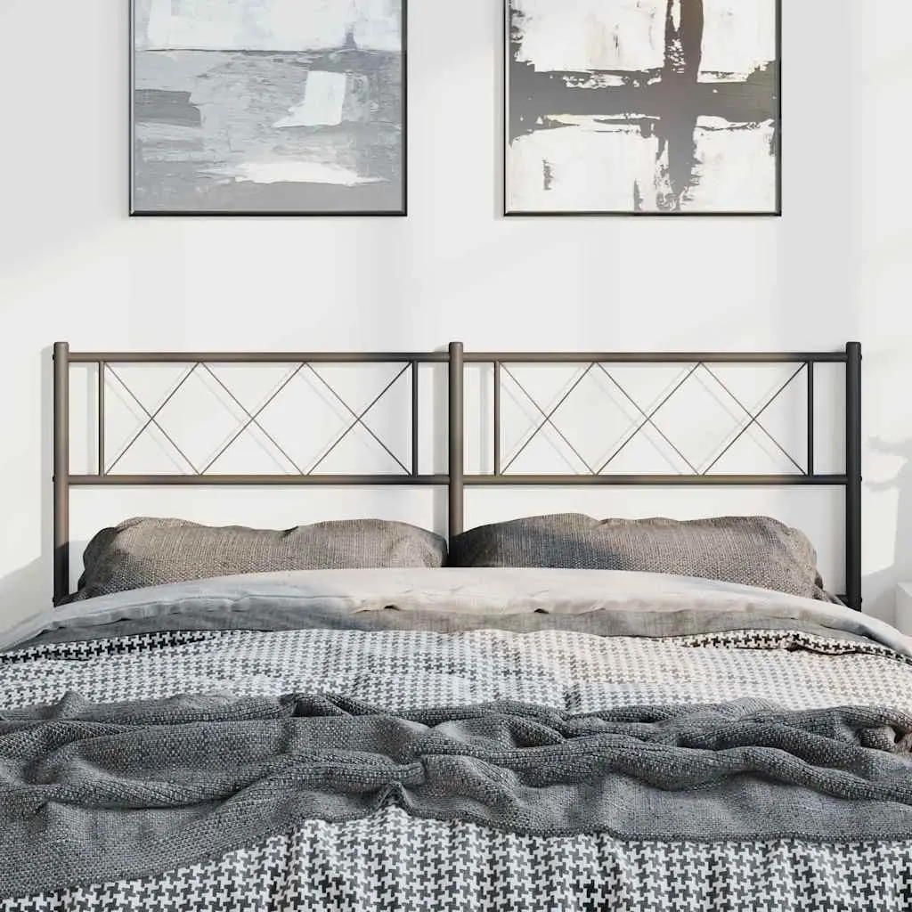 Black Metal Headboard