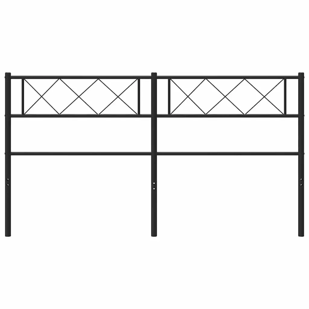 Black Metal Headboard