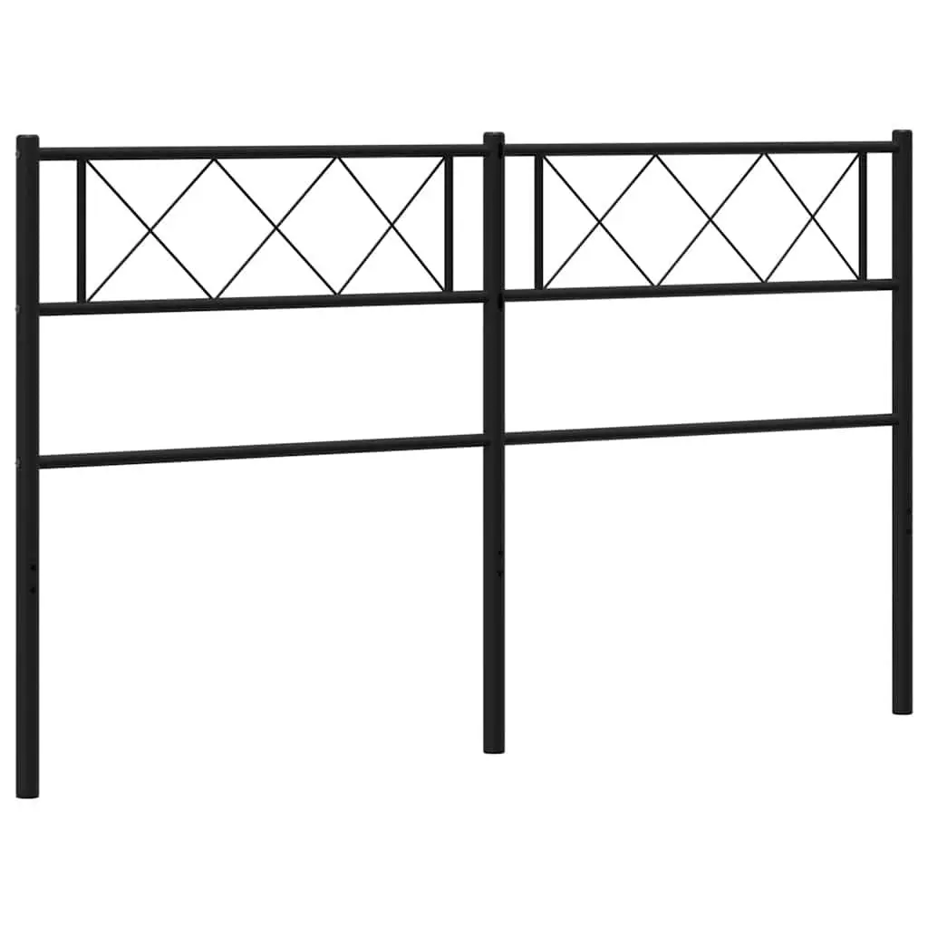 Black Metal Headboard