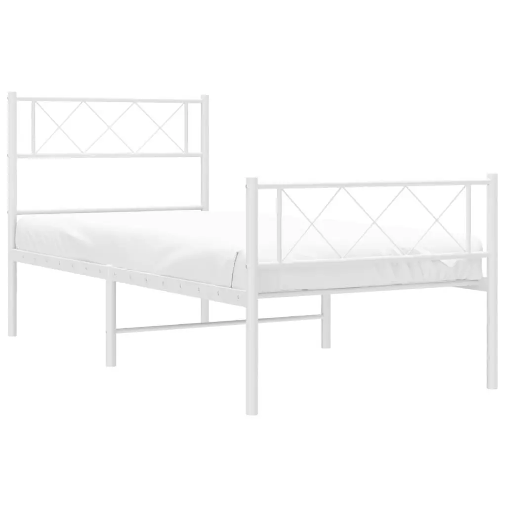 King Single Metal Bed Frame 107x203 cm