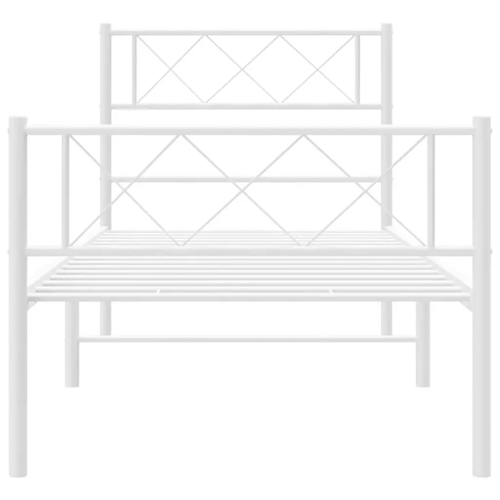 King Single Metal Bed Frame 107x203 cm