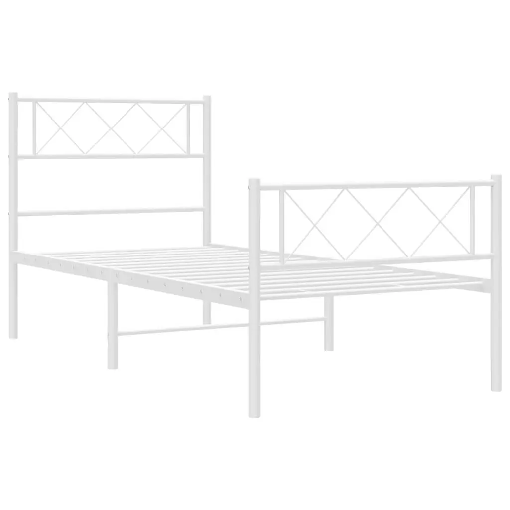 King Single Metal Bed Frame 107x203 cm