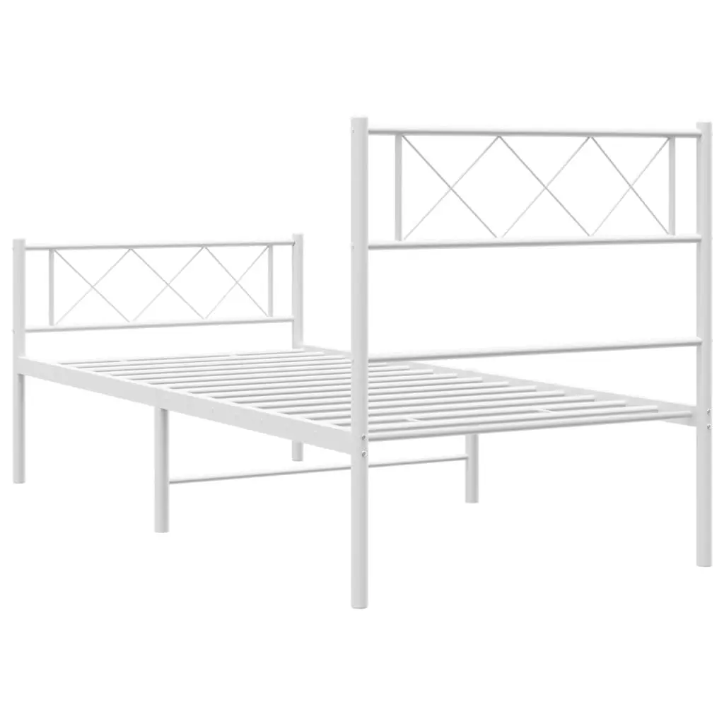 King Single Metal Bed Frame 107x203 cm
