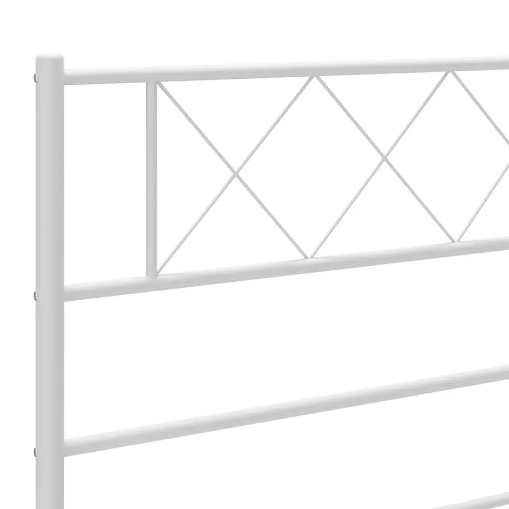 King Single Metal Bed Frame 107x203 cm