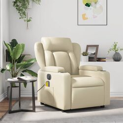 Your New Favorite Cream Massage Recliner Chair