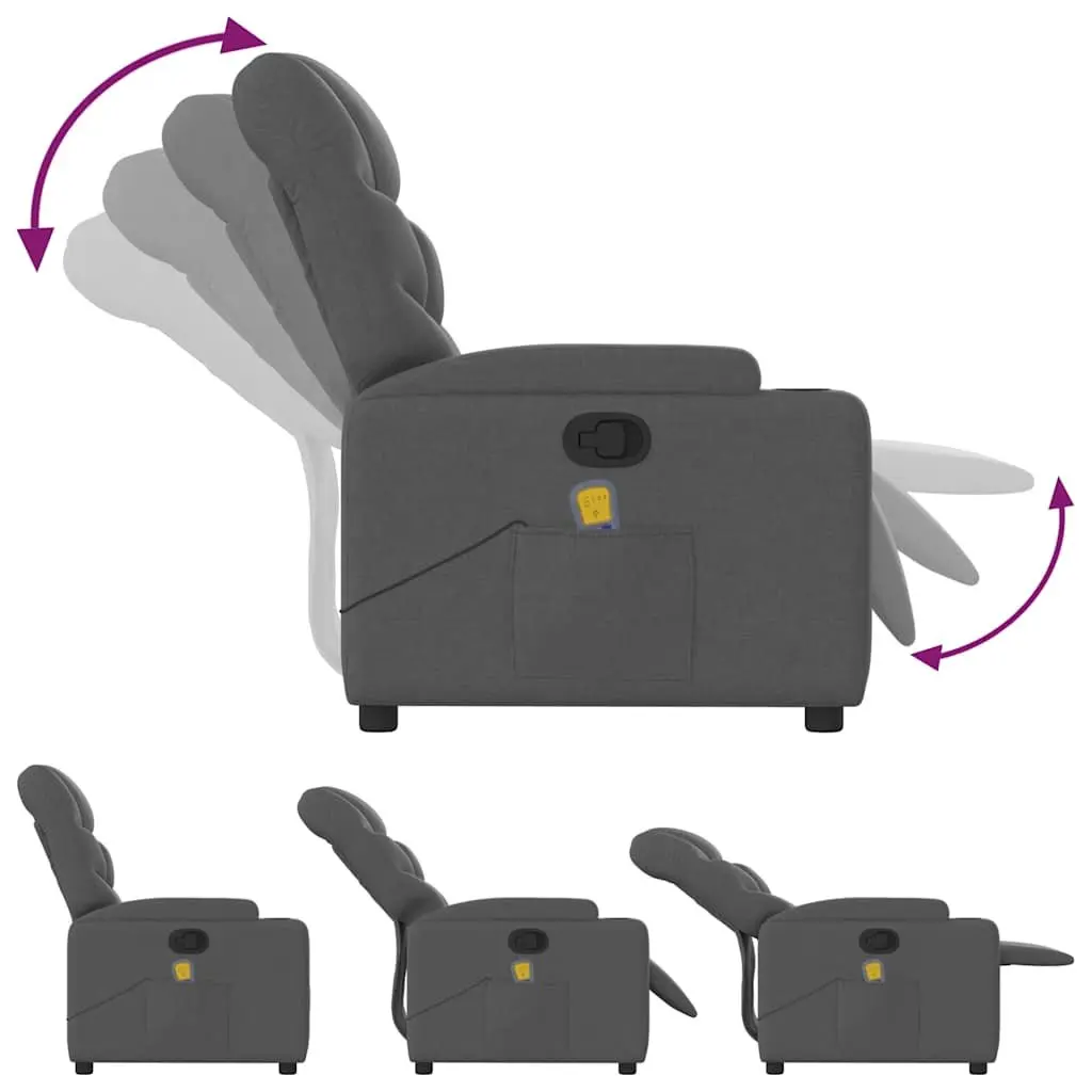Grey Massage Recliner Chair