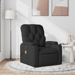 Your New Favorite Black Fabric Massage Recliner Chair