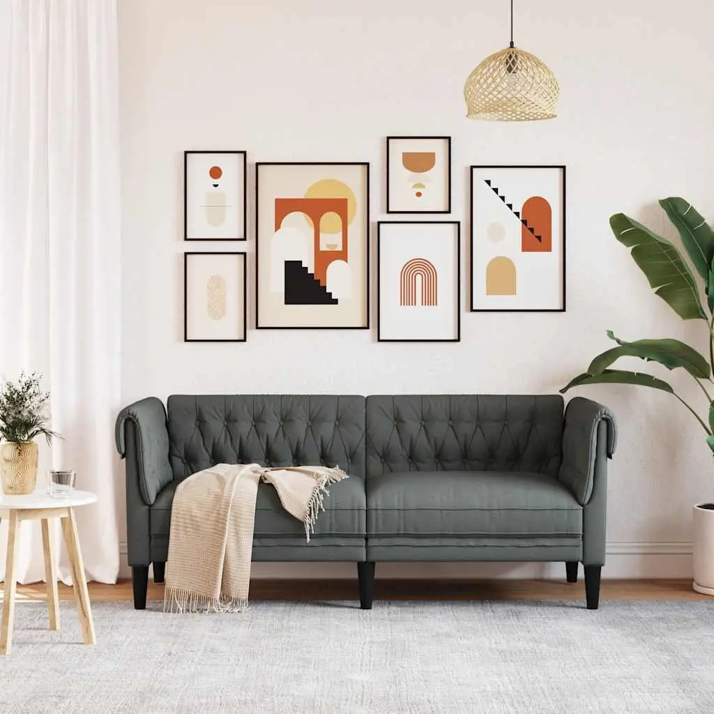 Grey Chesterfield Sofa