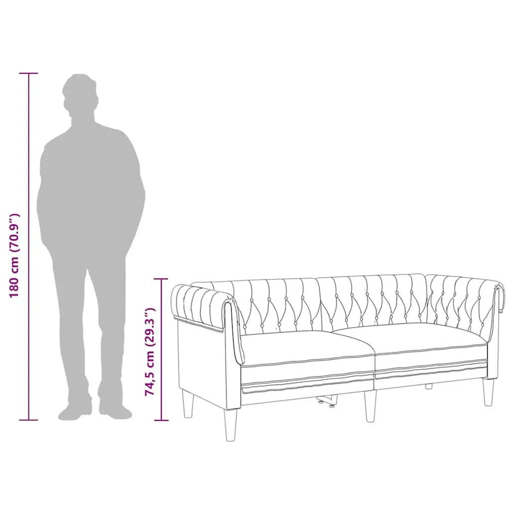 Grey Chesterfield Sofa