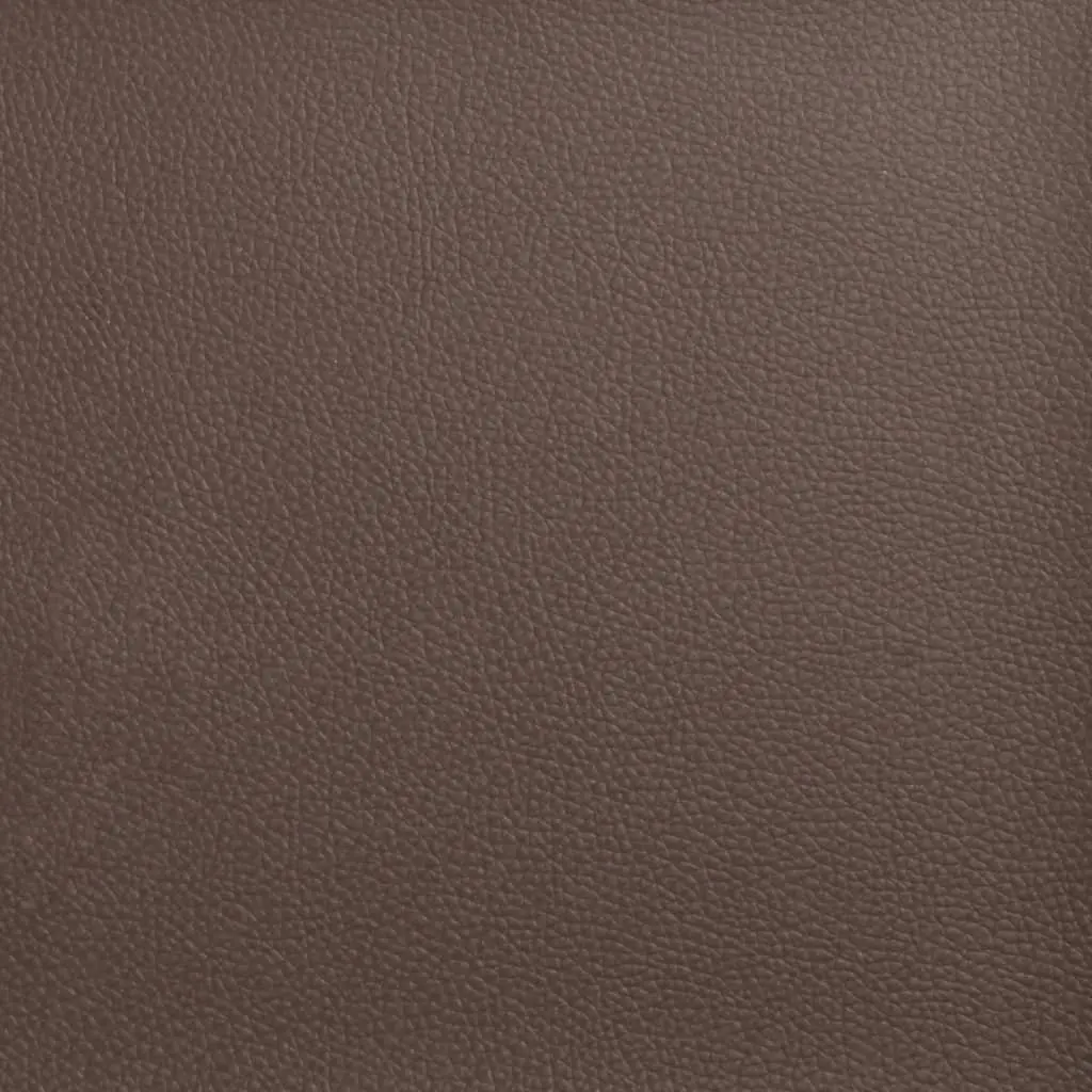 3-Seater Chesterfield Sofa Brown Faux Leather Button Tufted