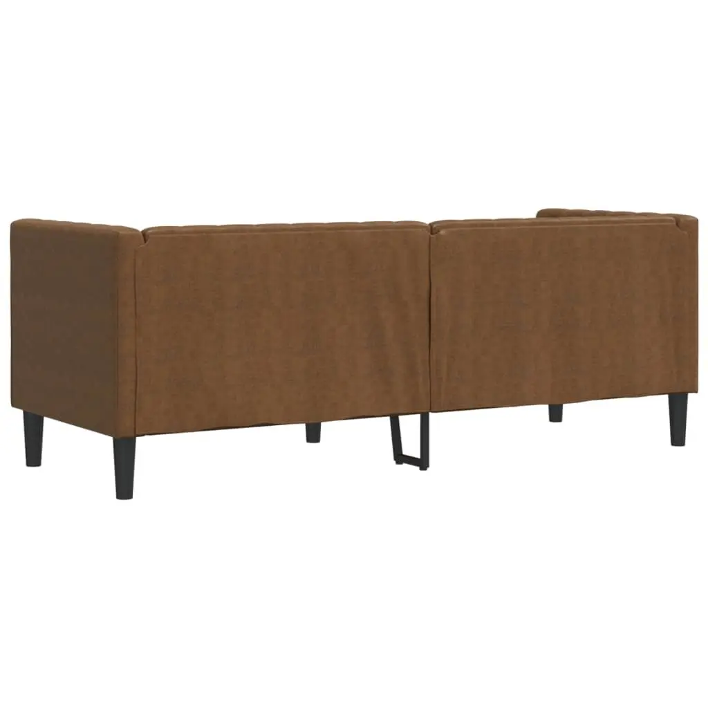 3-Seater Chesterfield Sofa in Brown