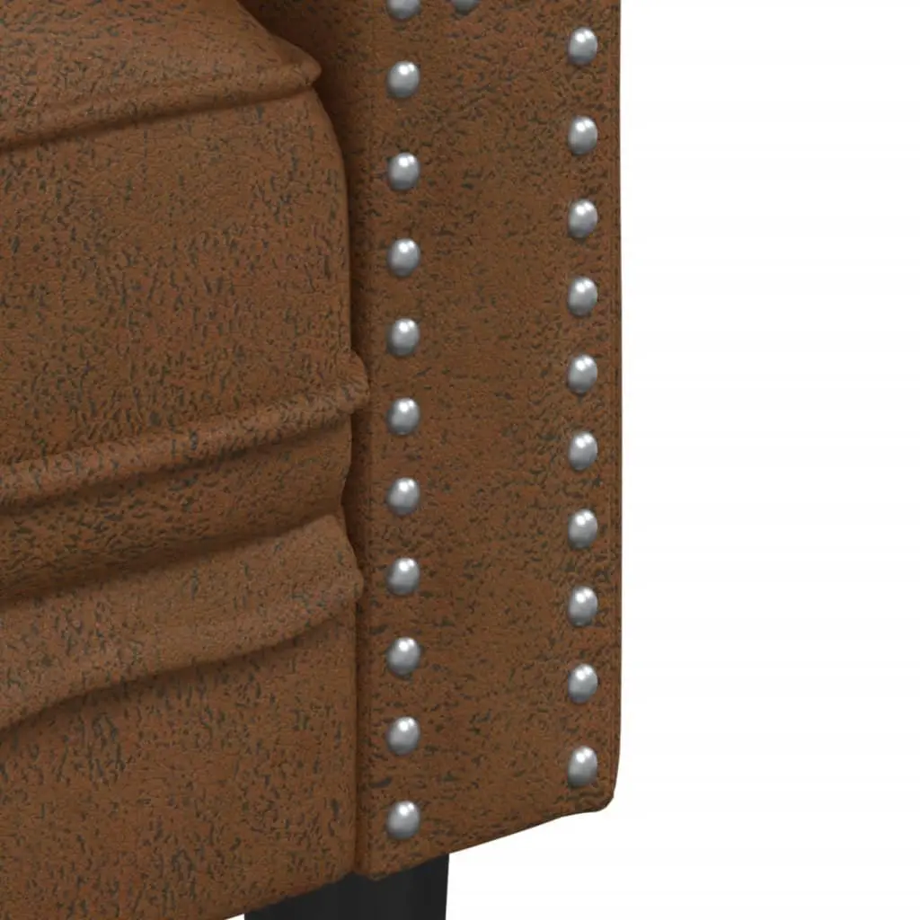 3-Seater Chesterfield Sofa in Brown