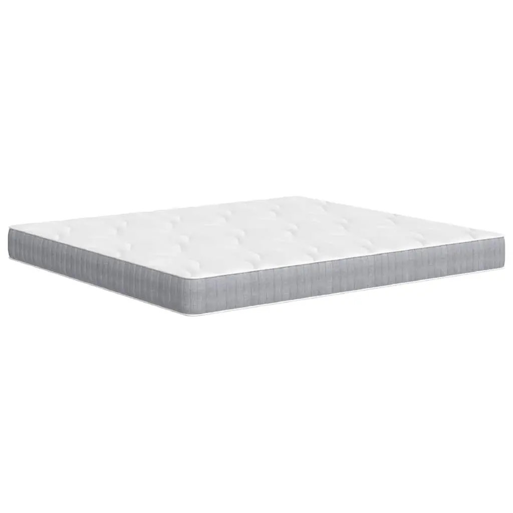 King Size Mattress Medium Firmness Pocket Spring 183x203 cm White
