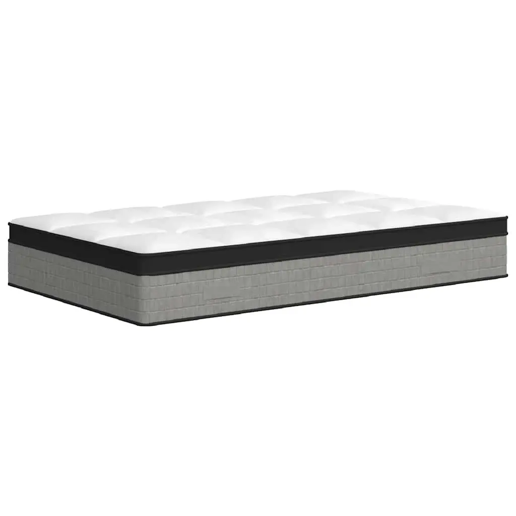 Medium Firm Pocket Spring Mattress King Single 107x203cm 7 Zones White