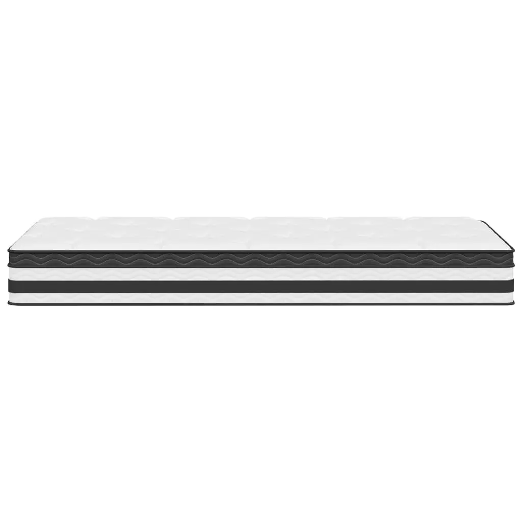 Pocket Spring Mattress Medium Firm 90x190 cm White Bedroom Sleep Foam Support