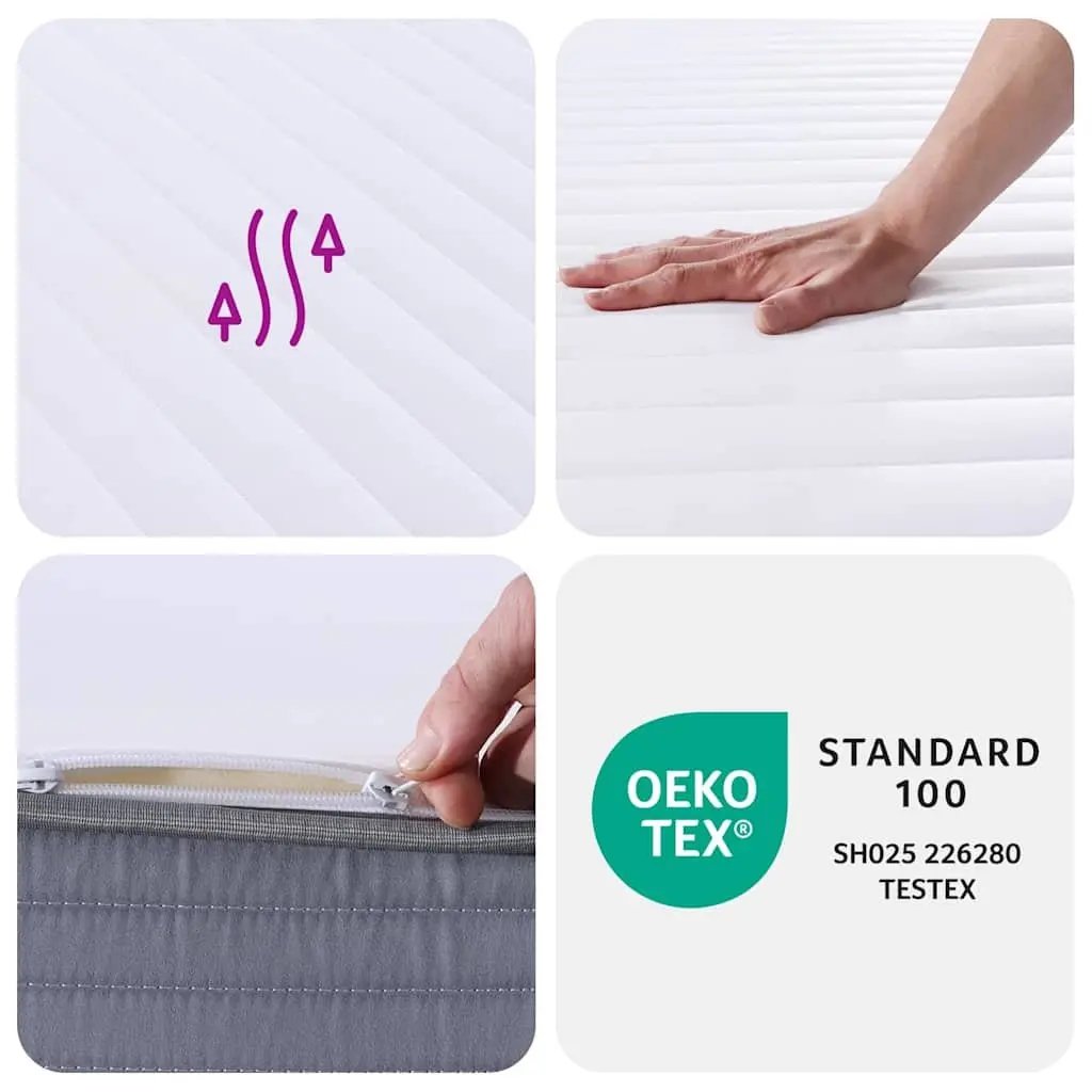 Foam Mattress Medium Soft Double-Sided 137x190 cm Springless Sleeping Bed