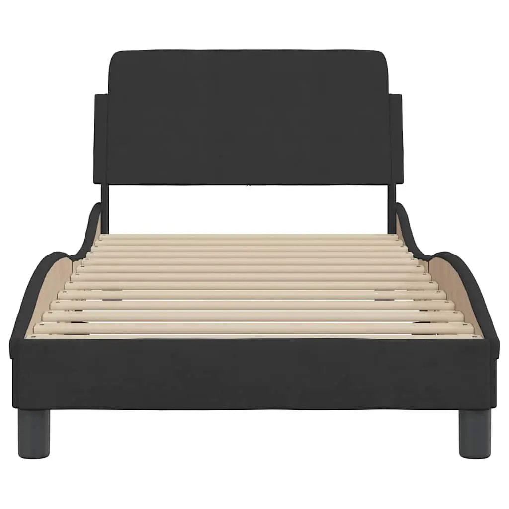 Velvet Upholstered Bed Frame