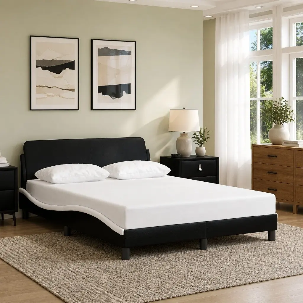 Double Bed Frame with Headboard