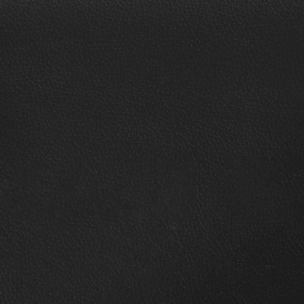 King Single Bed Frame with Headboard Black Faux Leather Modern Bedroom Furniture