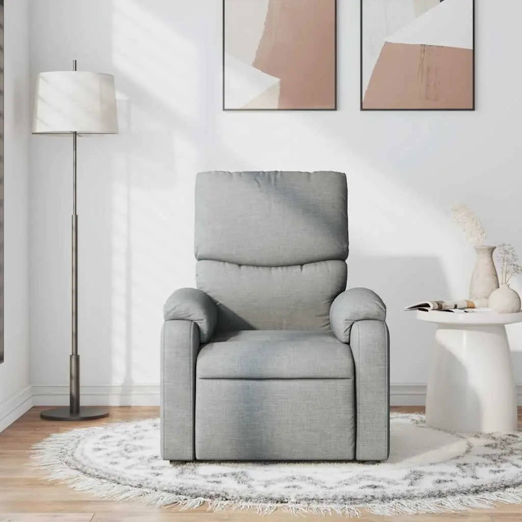 Light Grey Massage Recliner Chair