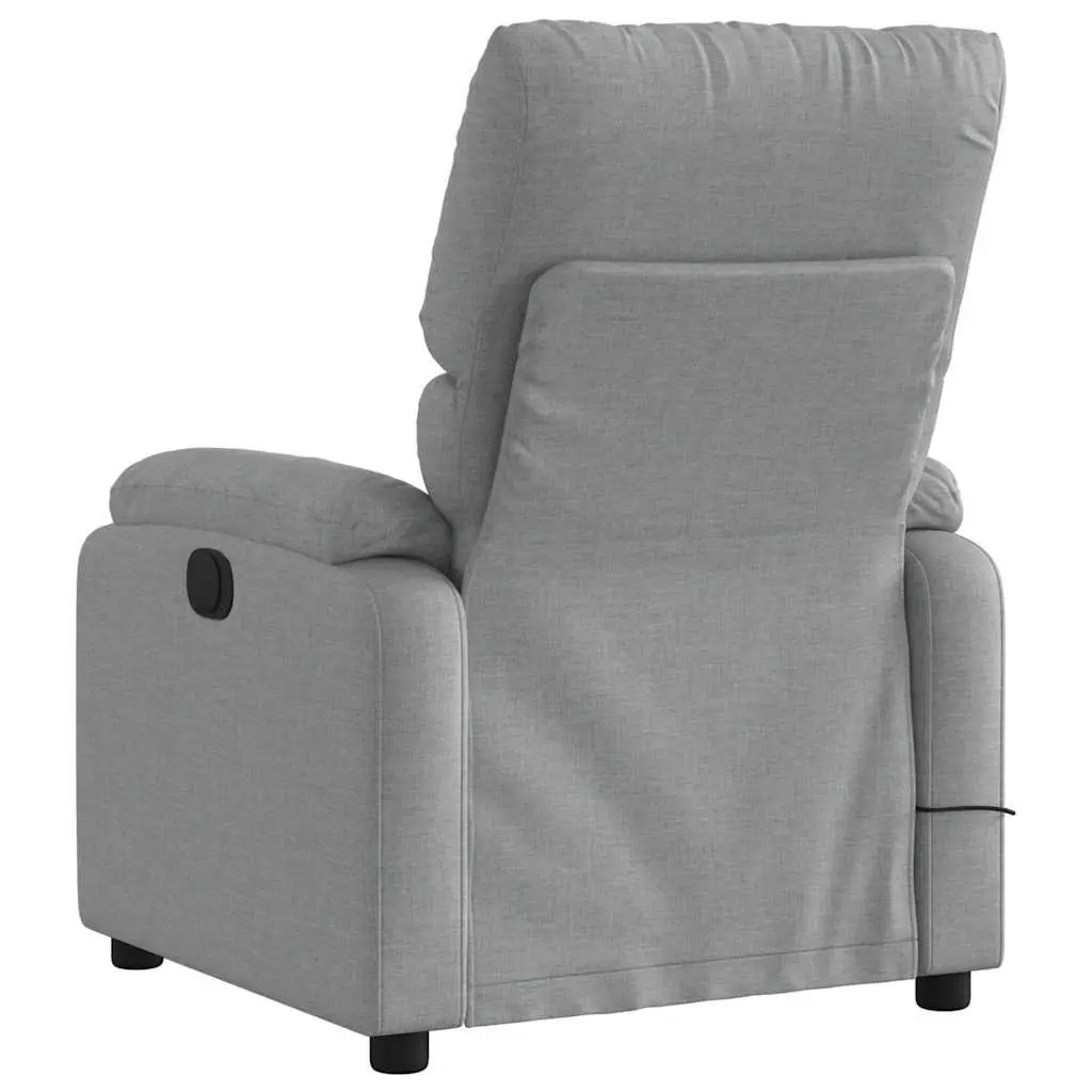 Light Grey Massage Recliner Chair
