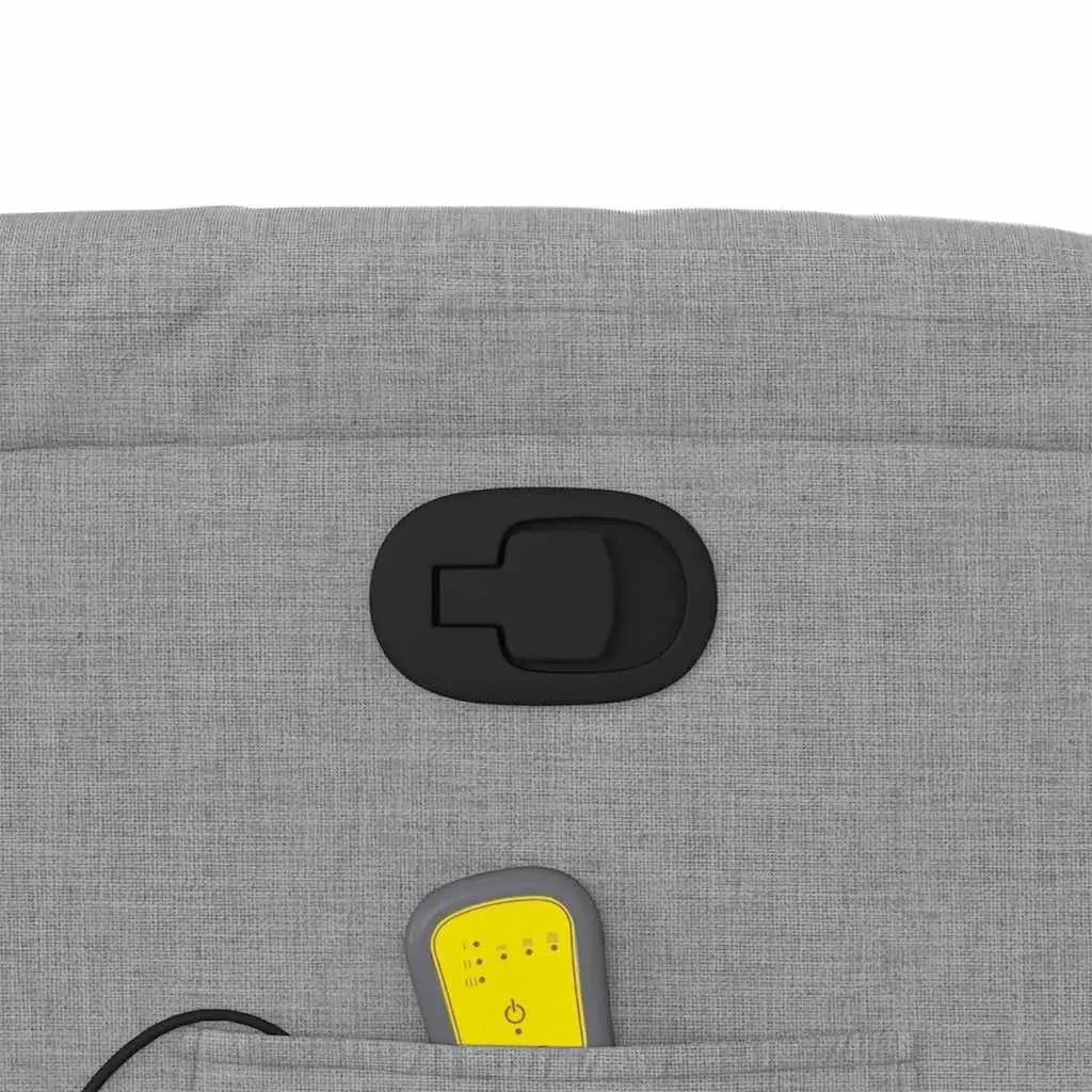 Light Grey Massage Recliner Chair
