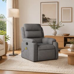 Your Relaxation Companion: Grey Massage Recliner Chair