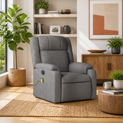 Your Next Favorite Chair: Dark Grey Massage Recliner