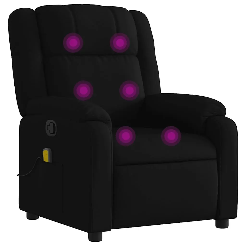 Black Massage Recliner Chair for Relaxation