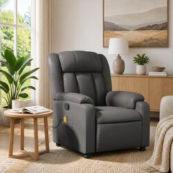 Friendly Massage Recliner Chair in Grey for You