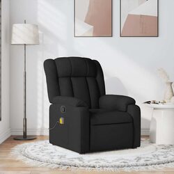 Your New Favorite Black Fabric Massage Recliner Chair